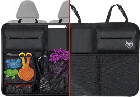 Boot organiser, backrest bag for the car