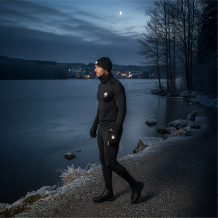 MEN'S THERMOACTIVE UNDERWEAR SET THERMAL CLOTHING KIT FOR WINTER SIZE XXL 2XL