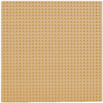 Baseplate for LEGO STANDARD bricks - beige