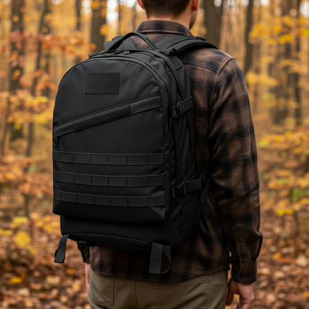 MILITARY TACTICAL BACKPACK TOURIST SPORT TREKKING FOR MOUNTAINS - BLACK