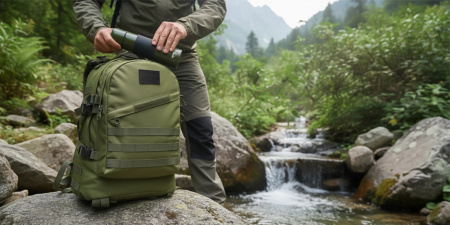 PLECAK WOJSKOWY TAKTYCZNY MILITARNY TURYSTYCZNY SPORTOWY TREKKINGOWY W GÓRY - ARMY GREEN