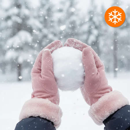 WOMEN’S WINTER TOUCHSCREEN GLOVES WARM INSULATED FOR PHONE PINK ELEGANT