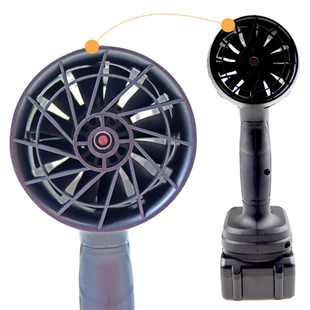 Cordless Battery-Powered Blower for Leaves, Snow, and Car Drying - 1050W