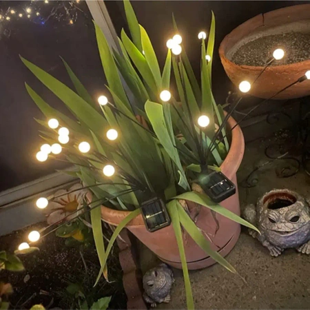 Solární zahradní světla 10 LED Světluška XL - sada 10 kusů