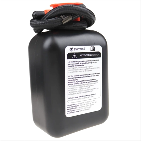 ZESTAW OPRAVY pneumatik s TĚSNĚNÍM 450ml Rychlá Oprava + KOMPRESOR