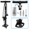 Bicycle Floor Pump with Pressure Gauge Workshop Pump