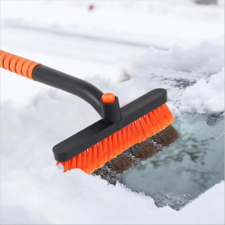 Car Window Scraper and Snow Brush for Clearing Snow from Vehicles