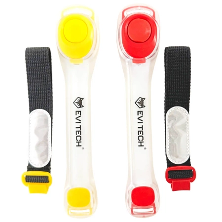 Reflective armband, GLOWING LED, waterproof, for running bike, SET of 2 pc