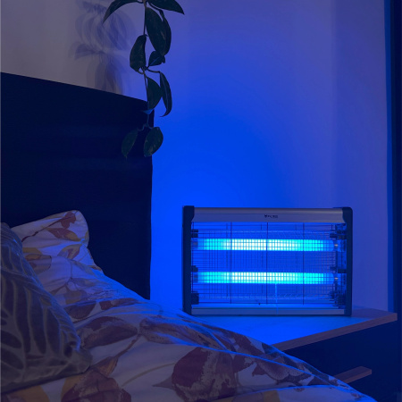 LAMPY NA HMYZY PROTI KOMÁRŮM, MUCHÁM, MOTÝLŮM, HMYZU UV SILNÁ ELEKTRICKÁ NÁSTRAHA XL