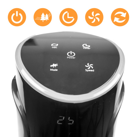 Tower Fan EVI TECH BreezeTower 32” Floor Standing Fan with IONIZATION XXL