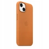 Originální kožené pouzdro APPLE iPhone 13 - Golden Brown - MM103ZM/A
