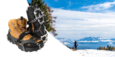 Non-slip shoe crampons, shoe crampons - trekking chains L 41-43
