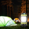 Rechargeable flashlight POWERBANK with sidelight camping lamp REFLECTOR
