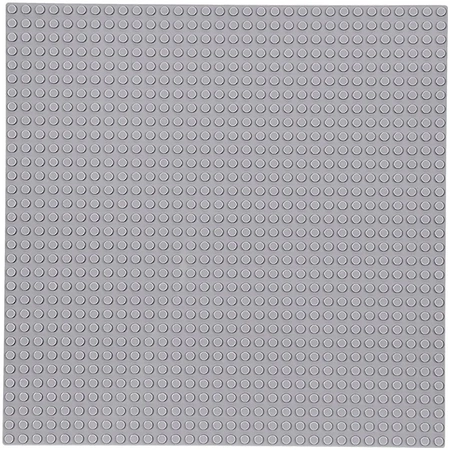 Stavební deska pro kostky LEGO STANDARD - světle šedá