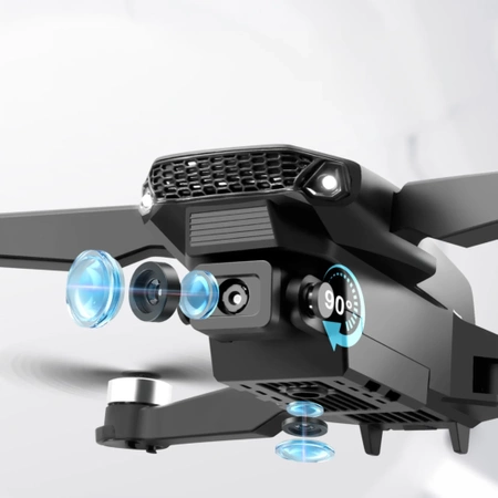 DRONE EVI E100 2 kamery BRUSHLESS motory WIFI 3x20min TOY APP + MEGA SET