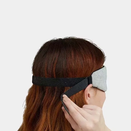 3D PREMIUM BLACKOUT ergonomic eye mask for sleeping - gray
