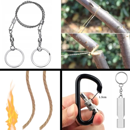 Wojskowy survivalowy mega zestaw przeżycia, Survival 32w1