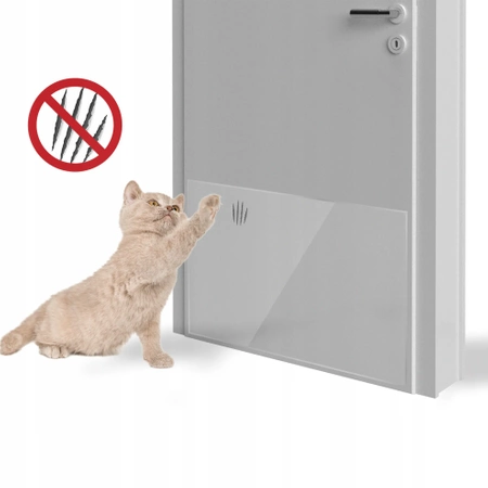 2x protective foil sticker for furniture, cat scratching post - 50 x 35 cm (XXL)