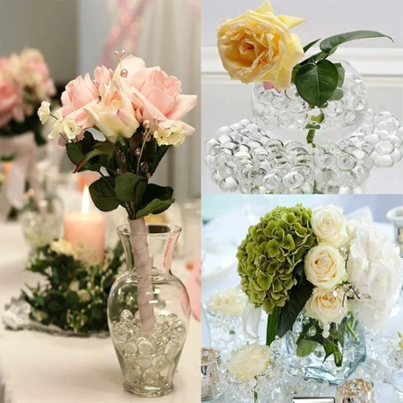 HYDROGEL GROUND HYDROGEL Balls for flowers - colourless 25000 pieces