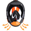 DIVING MASK SWIMMING SNORKELING FULL FACE MASK NO FOG BASIC L/XL