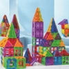 Magnetic Building Blocks CONSTRUCTION PANELS Educational Colorful 3D Set 45 pieces