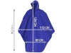 Rain cloak for bicycle, coat, poncho with case