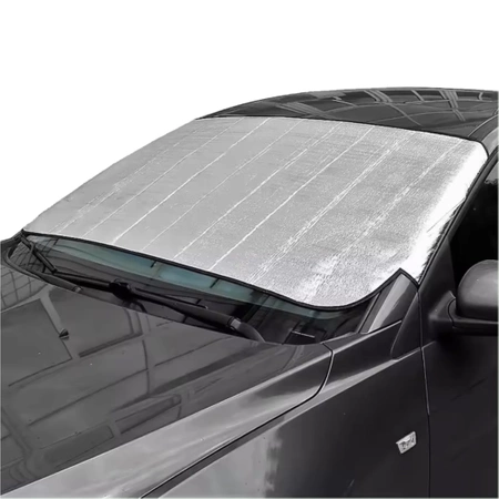 Anti-frost sunshade mat for car windows, LARGE, 180x70 cm