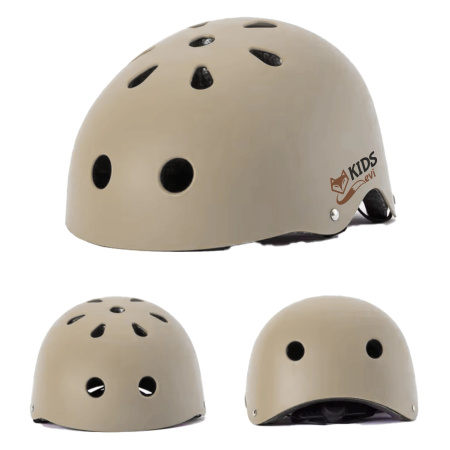 CHILDREN'S BIKE HELMET EVI KIDS for Bicycle, Skateboard, Roller Skates 48-55 cm (1-5 Years) - beige