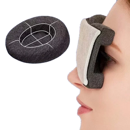 3D PREMIUM BLACKOUT ergonomická maska na oči na spaní - šedá