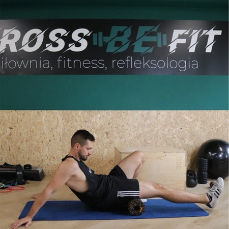 ROLLER WAŁEK do MASAŻU REHABILITACYJNEGO Gładki FITNESS CROSSFIT DUŻY EBOOK