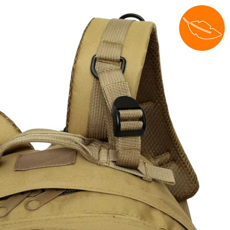 MILITARY TACTICAL BACKPACK TOURIST SPORT TREKKING FOR MOUNTAINS - BEIGE