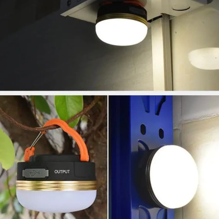 CESTOVNÍ SVĚTLO KEMPOVÁNÍ BATERKA DOBÍJECÍ LED POWERBANK KEMPOVÁNÍ USB