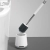 Anti-bacterial silicone toilet brush