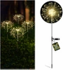 Lampa solarna zewnętrzna ogrodowa LED dmuchawiec Fajerwerki FIREWORKS 90 LED