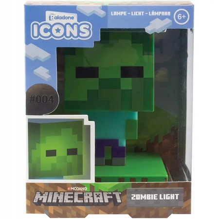 MINECRAFT ZOMBIE 3D ICON bedside lamp - LED lamp