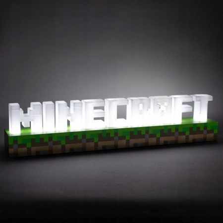 Lampka MINECRAFT ICON LOGO 3D - duża nocna lampa LED