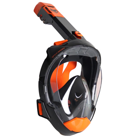 MASKA DO NURKOWANIA PŁYWANIA SNORKELINGU PEŁNOTWARZOWA NIE PARUJE OV+ L/XL