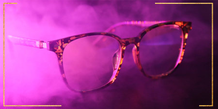 Computer Glasses Blocking 45% Blue Light, Anti-Blue Light, Black Case