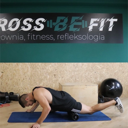 ROLLER VALCOVÝ masážní VALCOVÝ s HROTY FITNESS CROSSFIT + E-BOOK