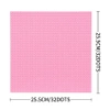 Construction board for LEGO STANDARD bricks - pink
