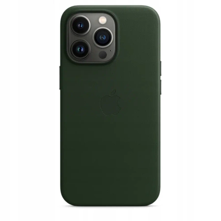 Genuine APPLE iPhone 13 Pro Max Leather Case - Green (Sequoia Green) - MM1Q3ZM/A