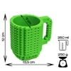 Creative LEGO Brick Mug with Starter Kit - Green