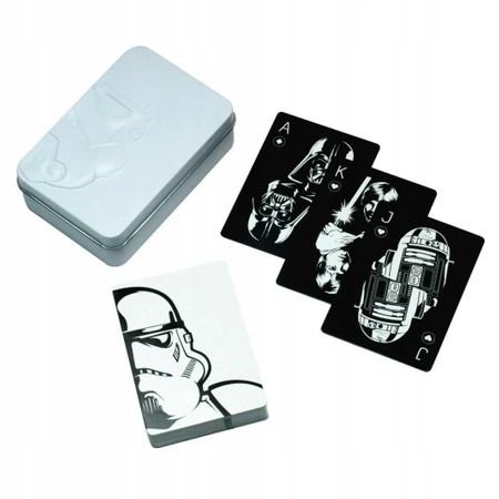 Star Wars Stormtrooper VADER playing cards + metal box