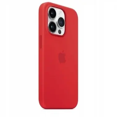 Original APPLE iPhone 14 Pro Max Silicone Case - Red (MPTR3ZM/A) - new, open packaging