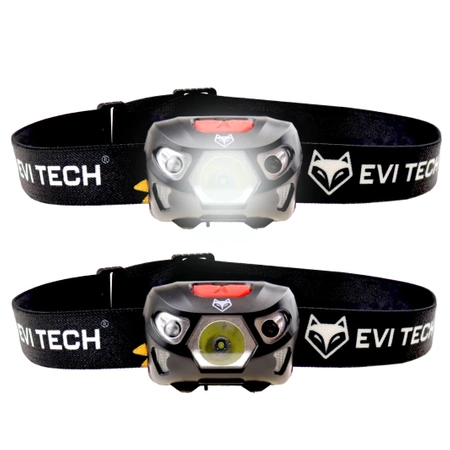 LED HEADLAMP Rechargeable Headlamp Strong Waterproof Lamp Gesture Control USB-C