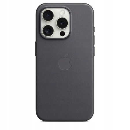Oryginalne etui APPLE trwała obudowa iPhone 15 PRO FINEWOVEN MT4H3ZM czarne
