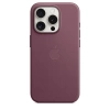 Originální obal APPLE trvanlivé pouzdro iPhone 15 PRO FINEWOVEN MT4L3ZM rubín