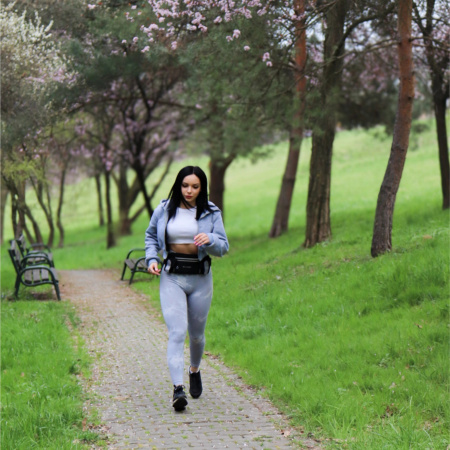 BĚŽECKÝ PÁS NORDIC WALKING LEDVINKA KAPSA NA TELEFON LÁHEV NÁPOJ