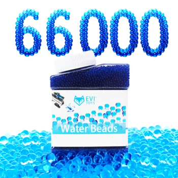 Kulki żelowe naboje do Pistoletu i Karabinu 7-8mm - niebieskie 66000 sztuk