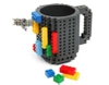 Creative LEGO Brick Mug with Starter Kit - Gray